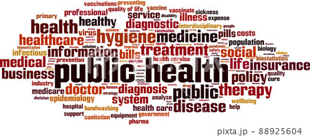 Public health word cloud 88925604