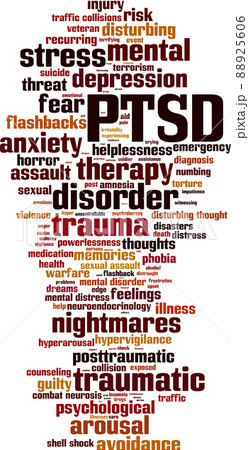 PTSD word cloud PTSD word cloud 88925606