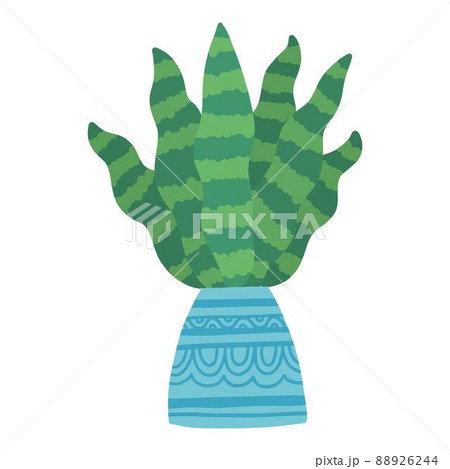 Tropical house plant pot. Ficus, monstera, protea, pellaea, succulent in various pot, vase. Scandinavian cozy home decor. Flat vector cartoon illustration isolated on white background Tropical house plant pot. Ficus, monstera, protea, pellaea, succulent in various pot, vase. Scandinavian cozy home decor. Flat vector cartoon illustration isolated on white background 88926244