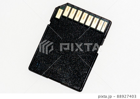 SD memory card isolated on a white background SD memory card isolated on a white background 88927403