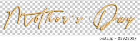 Golden Volumetric 3D Text Balloons Lettering Mothers Day cut out Golden Volumetric 3D Text Balloons Lettering Mothers Day cut out 88928087