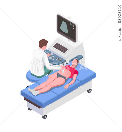 Pregnancy Isometric Icon 88928110