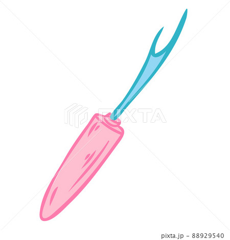 A sewing tool is a sharp fabric ripper. Vector illustration 88929540