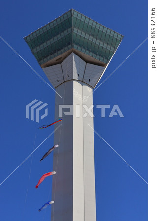 函館五稜郭タワーと鯉のぼり 函館五稜郭タワーと鯉のぼり 88932166