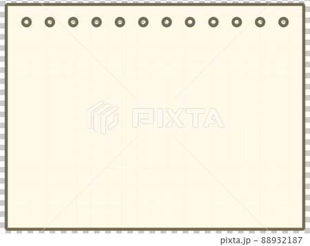 画用紙のフレームイラスト素材 画用紙のフレームイラスト素材 88932187