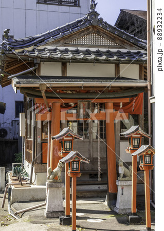 三次歴みち石畳通り　松原稲荷神社　広島県三次市 88932234