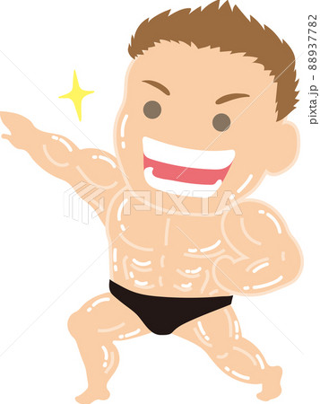 マッチョ男性 88937782