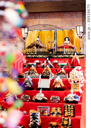 雛祭り　雛のつるし飾り 88938670