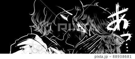 70年代少女漫画イケメン王子と急接近した金髪縦ロールお姫様の臭いに幻滅イラスト 88938681