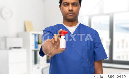 doctor or male nurse with medicine 88940440