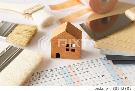 塗装工事 工程管理 リフォーム 外壁塗装 修繕 一戸建て 工事 塗装工事 工程管理 リフォーム 外壁塗装 修繕 一戸建て 工事 88942305