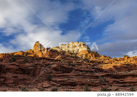 United States, Utah, Escalante, Rock formations in Grand Staircase Escalante National Monument United States, Utah, Escalante, Rock formations in Grand Staircase Escalante National Monument 88942594