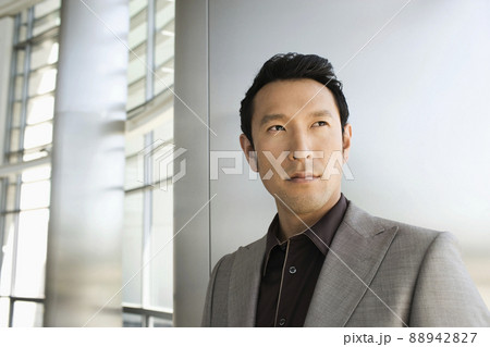 Portrait of businessman in modern office Portrait of businessman in modern office 88942827