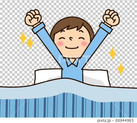 伸懶腰醒來的男人 88944963