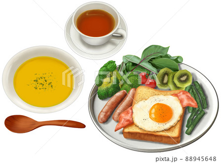 朝食モーニングセット 88945648