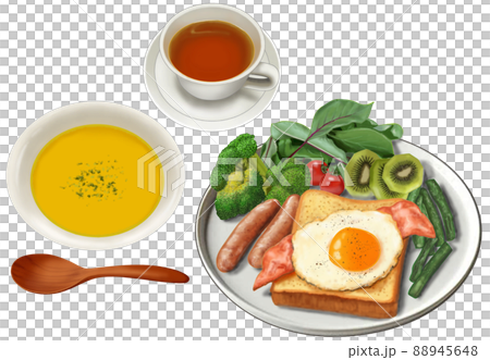 朝食モーニングセット 88945648