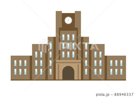 大学の建物イラストイメージ 大学の建物イラストイメージ 88946337