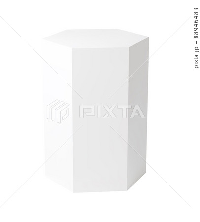 Realistic Hexagonal Prism 88946483
