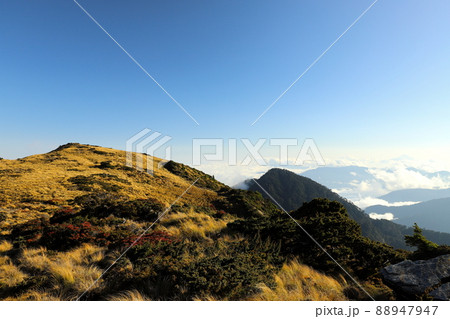 山脈 山岳 ヒルズ 88947947