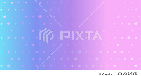 Fantasy unicorn background. Gradient pattern in pastel colors. Multicolored hearts. Vector Fantasy unicorn background. Gradient pattern in pastel colors. Multicolored hearts. Vector 88951489