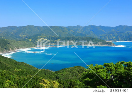 【宮崎県】快晴下の都井岬 88953404