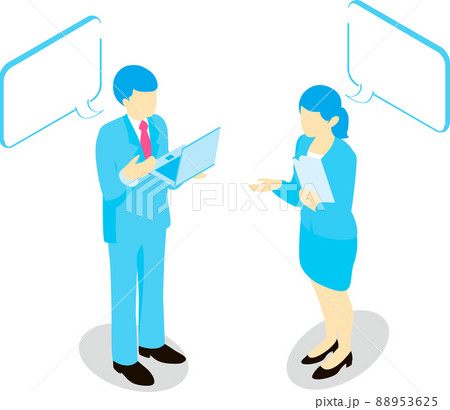 ビジネス 人物 仕事 アイソメトリック 男性 女性 吹き出し コピースペース フレーム イラスト素材 ビジネス 人物 仕事 アイソメトリック 男性 女性 吹き出し コピースペース フレーム イラスト素材 88953625