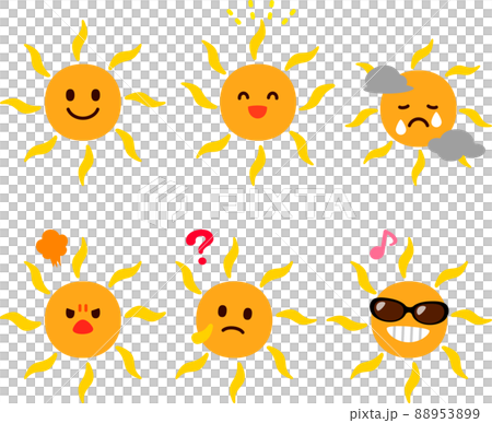 太陽字符插圖集 88953899