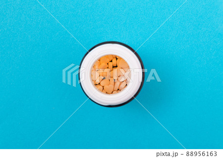 Pharmaceutical Industry and Medicinal Products - Pills in Bottle Pharmaceutical Industry and Medicinal Products - Pills in Bottle 88956163