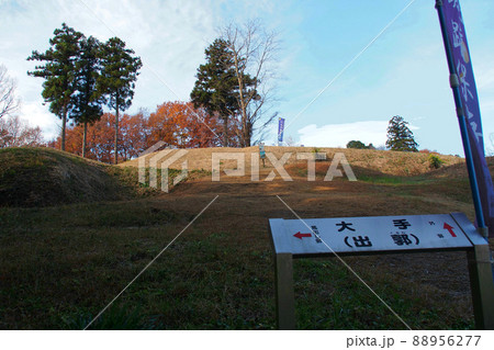 杉山城跡、大手口の通路【埼玉県嵐山町】 88956277