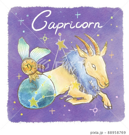 山羊座のイラスト 山羊座のイラスト 88958769