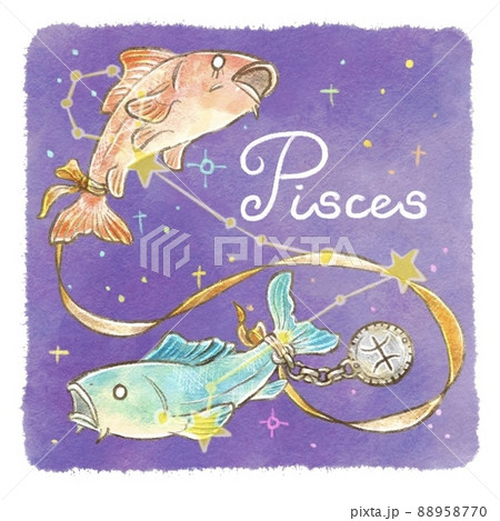 魚座のイラスト 魚座のイラスト 88958770