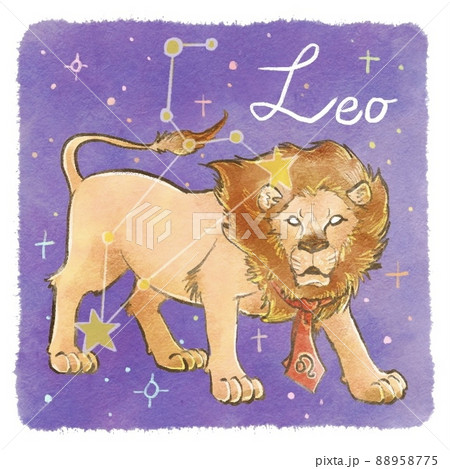 獅子座のイラスト 獅子座のイラスト 88958775