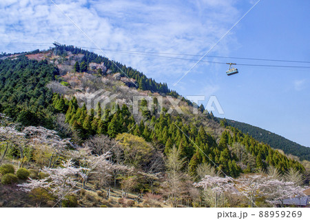 鶴見岳と別府ロープウェイ 鶴見岳と別府ロープウェイ 88959269