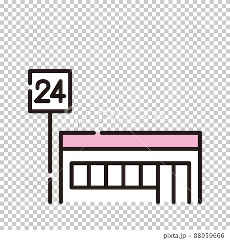 コンビニ【ビジネス・アイコンシリーズ】 88959666