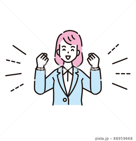 人物イラスト　線画 88959668