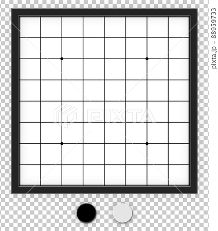 オセロ　ボードゲーム　背景素材　アルファチャンネル付 88959733