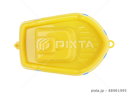 Toy ship isolated on white. 88961995