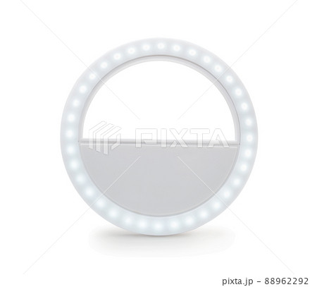 Selfie Lamp Isolated on White. Selfie Lamp Isolated on White. 88962292