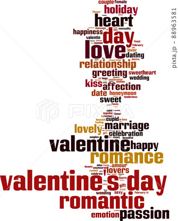 Valentine's Day word cloud Valentine's Day word cloud 88963581