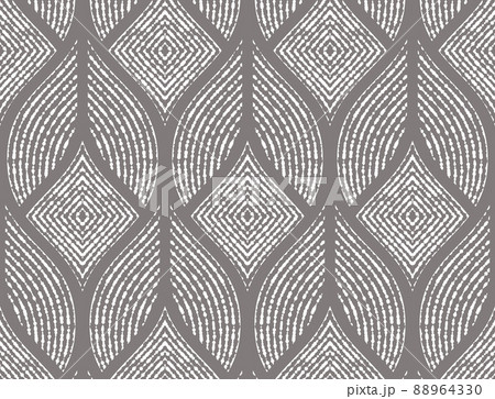 The geometric pattern with wavy lines. Seamless  88964330