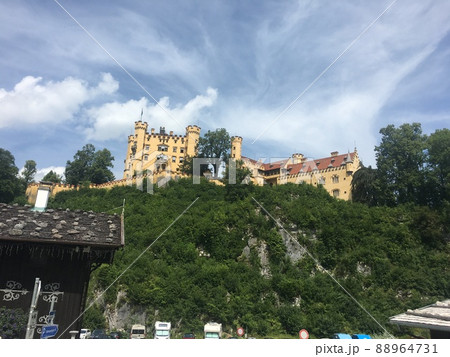 金色に輝くホーエンシュヴァンガウ城 88964731