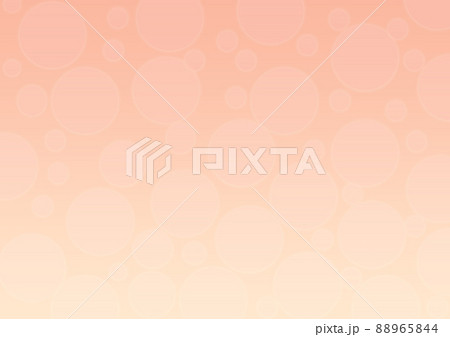 背景　赤　レッド　オレンジ　朱色　黄色　バーチャル背景　バブル　泡　水玉 88965844