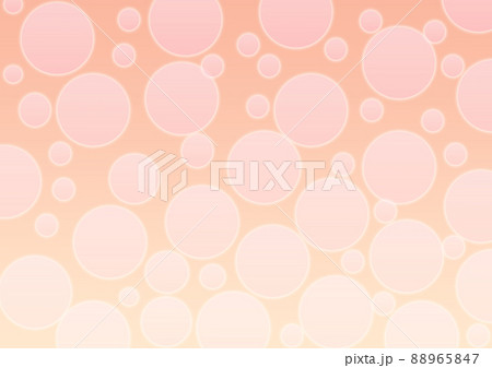 背景　赤　レッド　オレンジ　朱色　黄色　バーチャル背景　バブル　泡　水玉 88965847