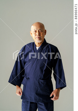 シニア　男性　作務衣 88966471