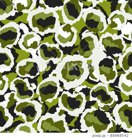Abstract modern leopard seamless pattern. Animals trendy background. Color decorative vector stock illustration for print, card, postcard, fabric, textile. Modern ornament of stylized skin Abstract modern leopard seamless pattern. Animals trendy background. Color decorative vector stock illustration for print, card, postcard, fabric, textile. Modern ornament of stylized skin 88969542