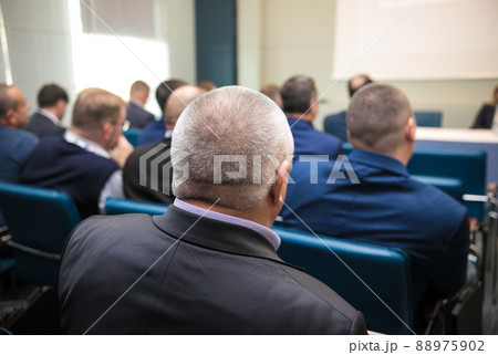 People sitting rear at the business conference 88975902