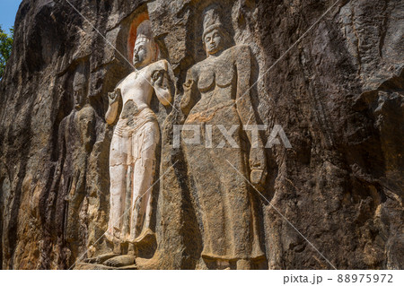 Statue on Sri Lanka 88975972