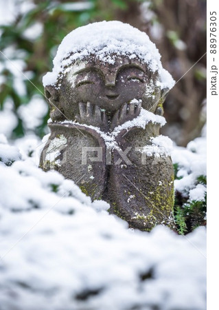 《京都》圓光寺の冬景色 88976305