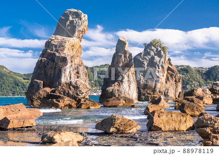 《和歌山県》橋杭岩・南紀の景勝地 《和歌山県》橋杭岩・南紀の景勝地 88978119