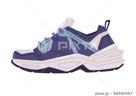 Sneaker Or Running Shoe As Casual Sport のイラスト素材 0067